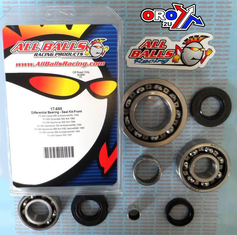 DIFFERENTIAL KIT FRONT, ALLBALLS 25-2055 image 1