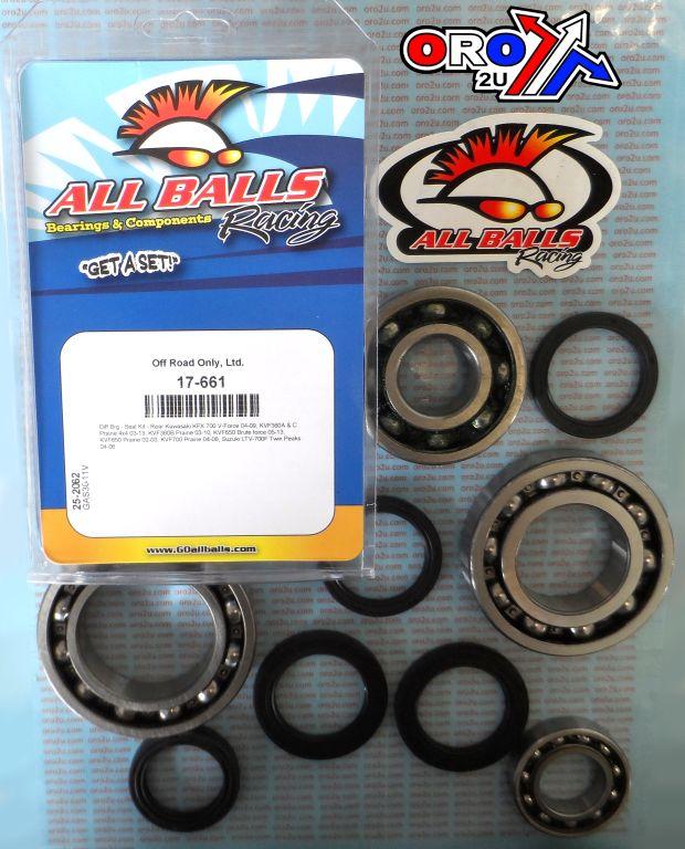 DIFFERENTIAL KIT REAR, ALLBALLS 25-2062 thumbnail 2