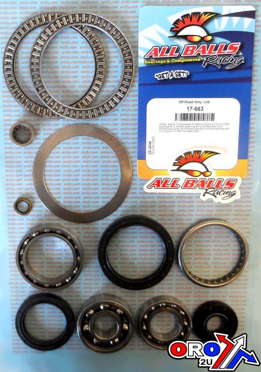 DIFFERENTIAL KIT FRONT KAW, ALLBALLS 25-2066 thumbnail 2