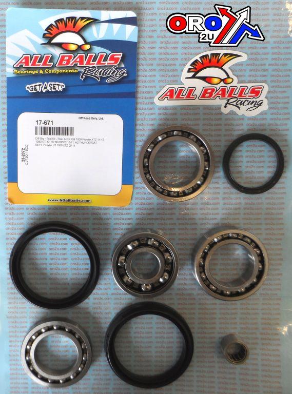 DIFFERENTIAL KIT REAR, ALLBALLS 25-2072 thumbnail 2
