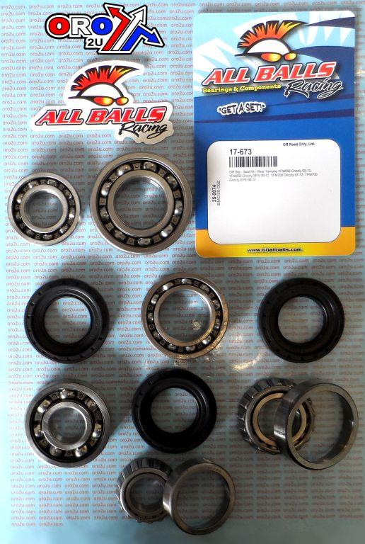 DIFFERENTIAL KIT REAR YAMAHA, ALLBALLS 25-2074 thumbnail 2