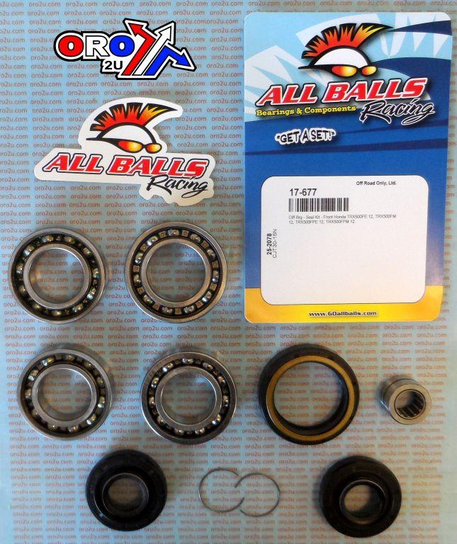 DIFFERENTIAL KIT FRONT HONDA, ALLBALLS 25-2078 thumbnail 2
