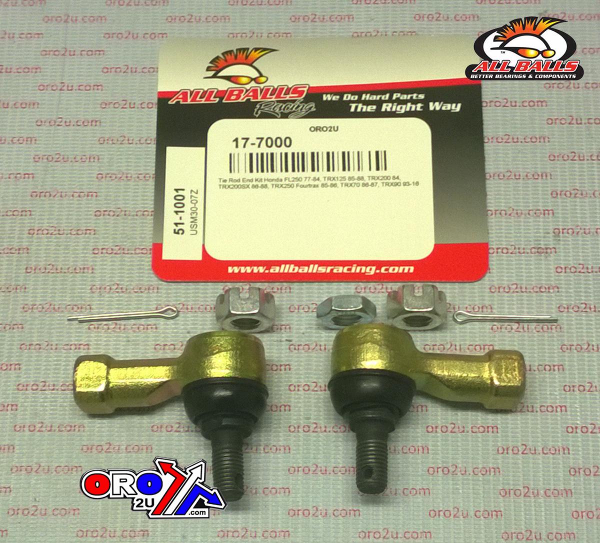 TIE ROD END KIT TRX125 200 250, ALLBALLS 51-1001 HONDA thumbnail 2