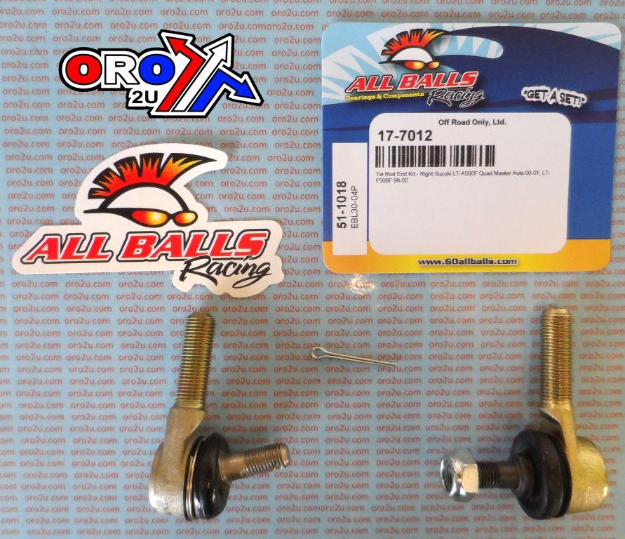 TIE ROD END KIT SUZUKI LT500, ALLBALLS 51-1018 Quad Master thumbnail 2