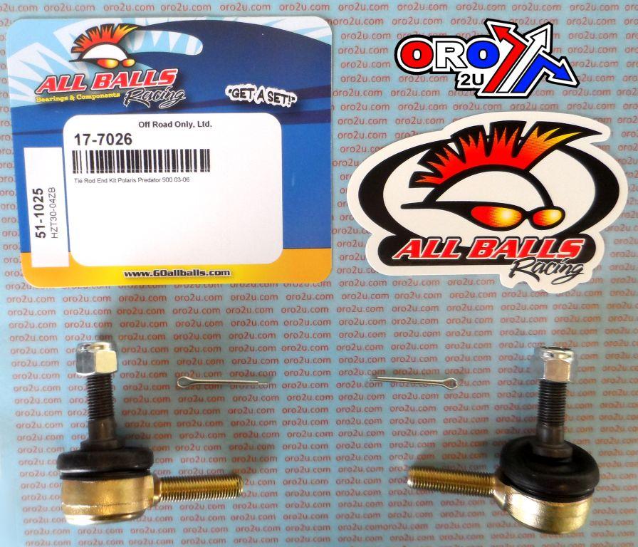 TIE ROD END KIT POLARIS 500, ALLBALLS 51-1025 Predator thumbnail 2