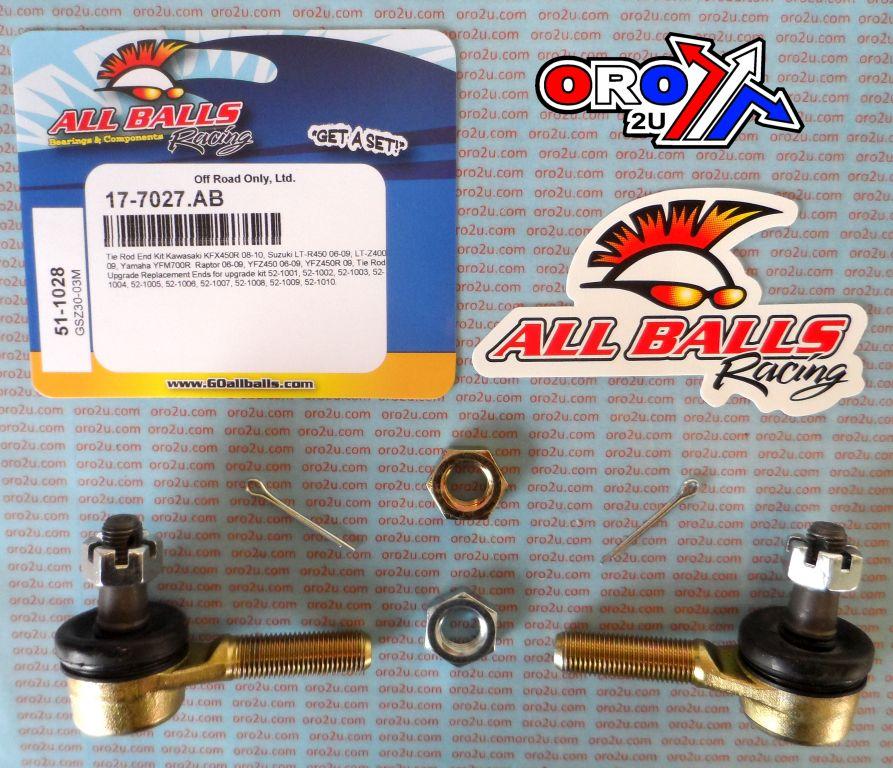 TIE ROD END KIT KAW SUZ YAM, ALLBALLS 51-1028 thumbnail 2