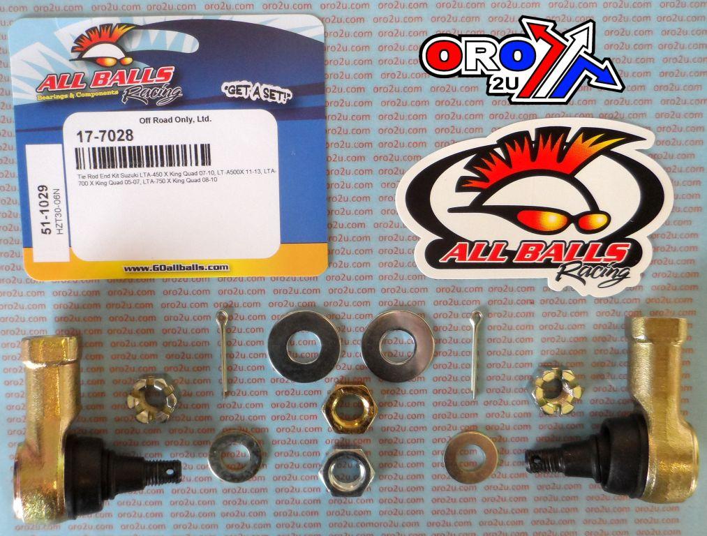 TIE ROD END KIT SUZUKI LTA, ALLBALLS 51-1029 thumbnail 2