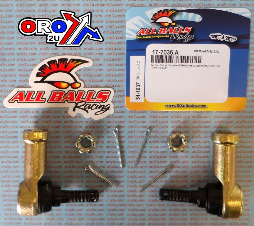 TIE ROD END KIT YAMAHA, ALLBALLS 51-1037 thumbnail 2