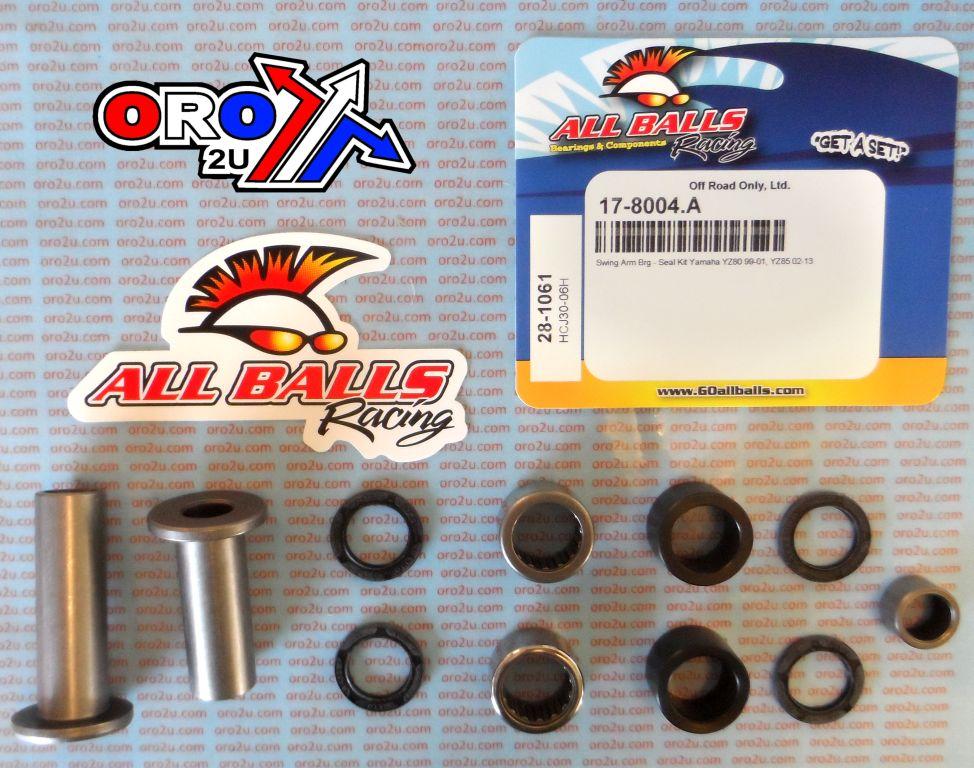 SWINGARM BEARING KIT ALLBALLS, ALLBALLS 28-1061 YAMAHA YZ65/80/85 99-22 thumbnail 2