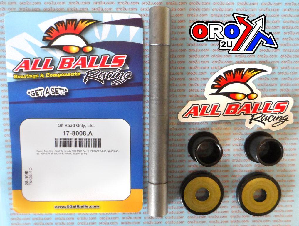SWINGARM BEARING KIT ALLBALLS, ALLBALLS 28-1090 HONDA XR/CRF80/100 85-13 thumbnail 2