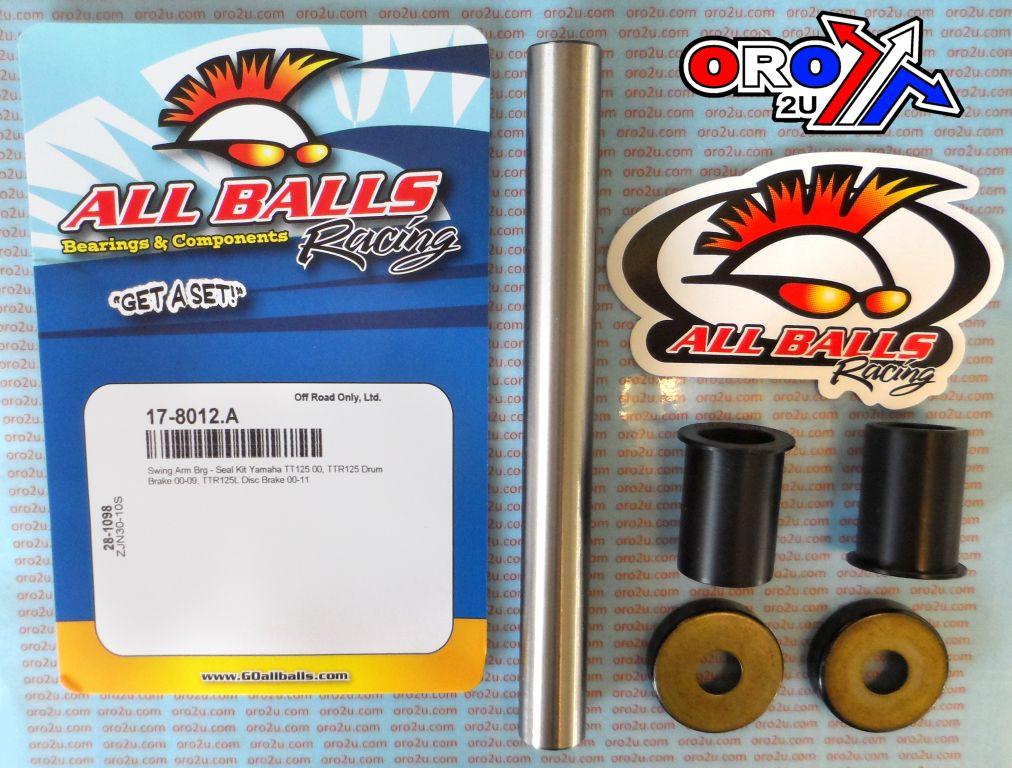 SWINGARM BEARING KIT ALLBALLS, ALLBALLS 28-1098 YAMAHA TT/TTR 125 00-22 thumbnail 2