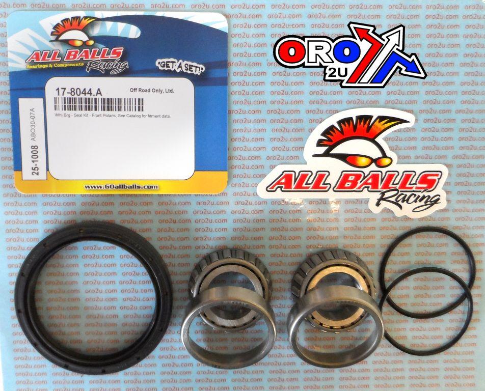WHEEL BEARING KIT FRONT 91-09 POLARIS, ALLBALLS 25-1008 ATV thumbnail 2