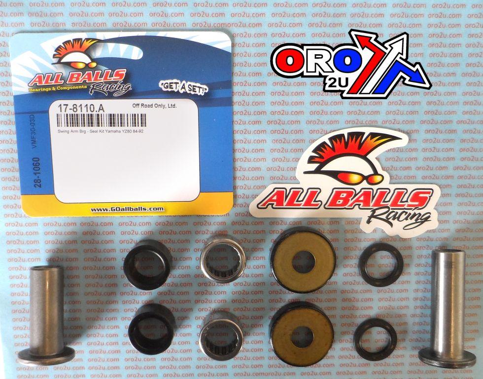 SWINGARM BEARING KIT ALLBALLS, ALLBALLS 28-1060 YAMAHA YZ80 84-92 thumbnail 2