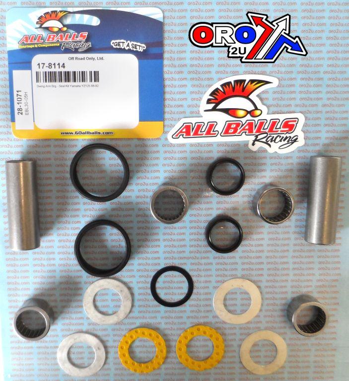 SWINGARM BEARING KIT ALLBALLS, ALLBALLS 28-1071 YAMAHA YZ125 88-92 thumbnail 2