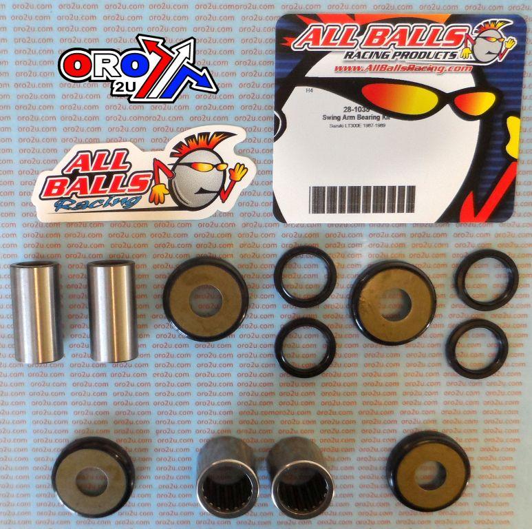 SWINGARM BEARING KIT ALLBALLS, ALLBALLS 28-1035 SUZUKI LT-300E 87-89 thumbnail 2
