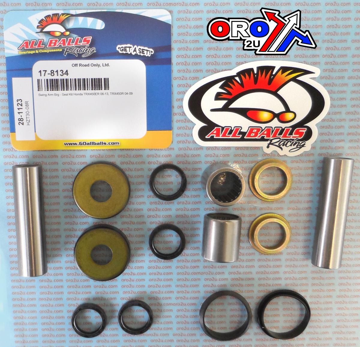 SWINGARM BEARING KIT ALLBALLS, ALLBALLS 28-1123 HONDA TRX450 04-14 thumbnail 2