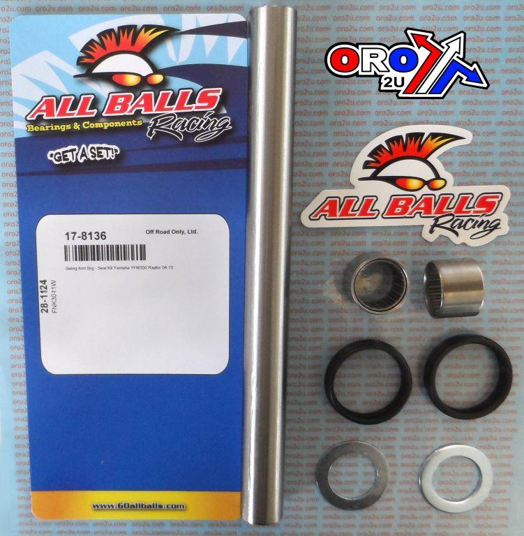SWINGARM BEARING KIT ALLBALLS, ALLBALLS 28-1124 YAMAHA YFM350 04-13 thumbnail 2