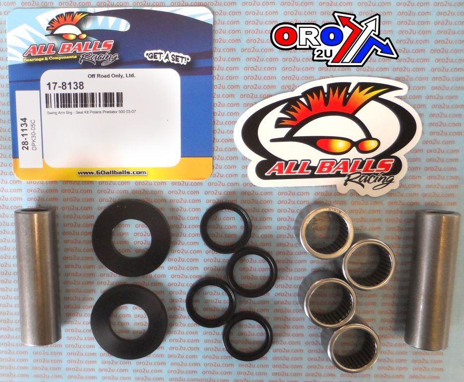 SWINGARM BEARING KIT ALLBALLS, ALLBALLS 28-1134 POLARIS PREDATOR 500 03-07 thumbnail 2