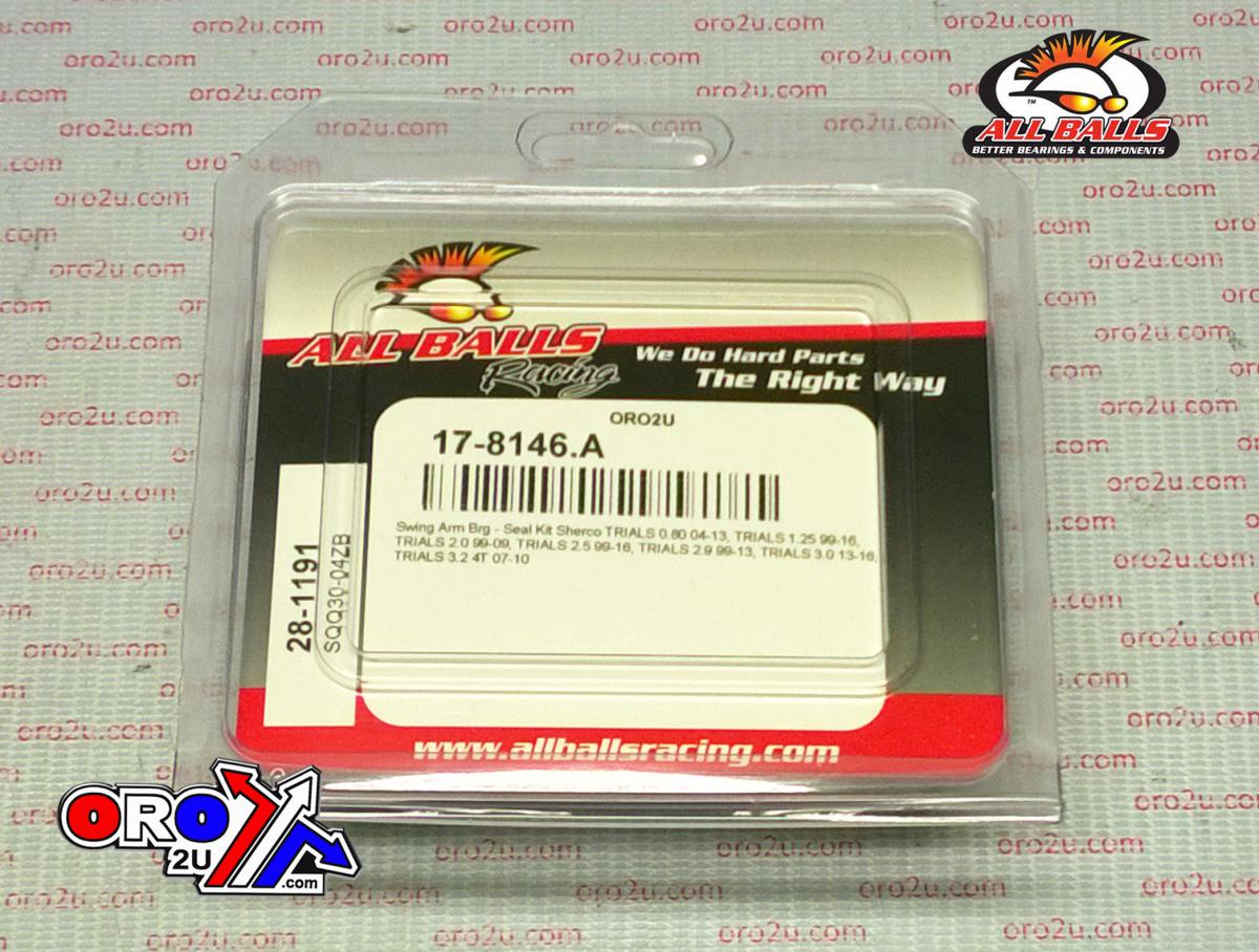 SWINGARM BEARING KIT ALLBALLS, ALLBALLS 28-1191 SHERCO TRIALS thumbnail 3