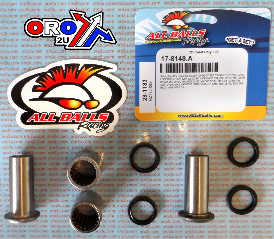 SWINGARM BEARING KIT ALLBALLS, ALLBALLS 28-1183 TM EN/MX/SMX 96-07 thumbnail 2