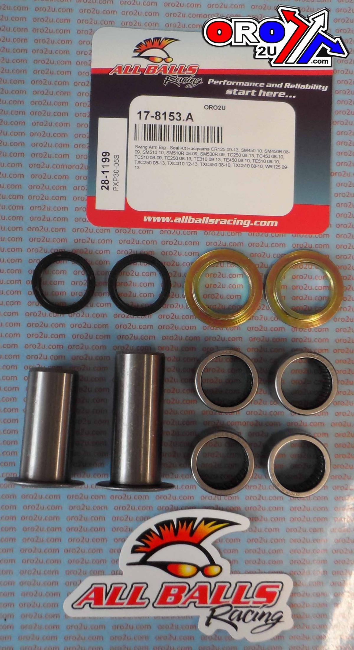 SWINGARM BEARING KIT ALLBALLS, ALLBALLS 28-1199 HUSKY CR/SM/TC/TE/TXC 08-13 thumbnail 2