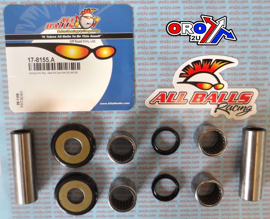SWINGARM BEARING KIT ALLBALLS, ALLBALLS 28-1198 CAN-AM DS450 08-09 thumbnail 2
