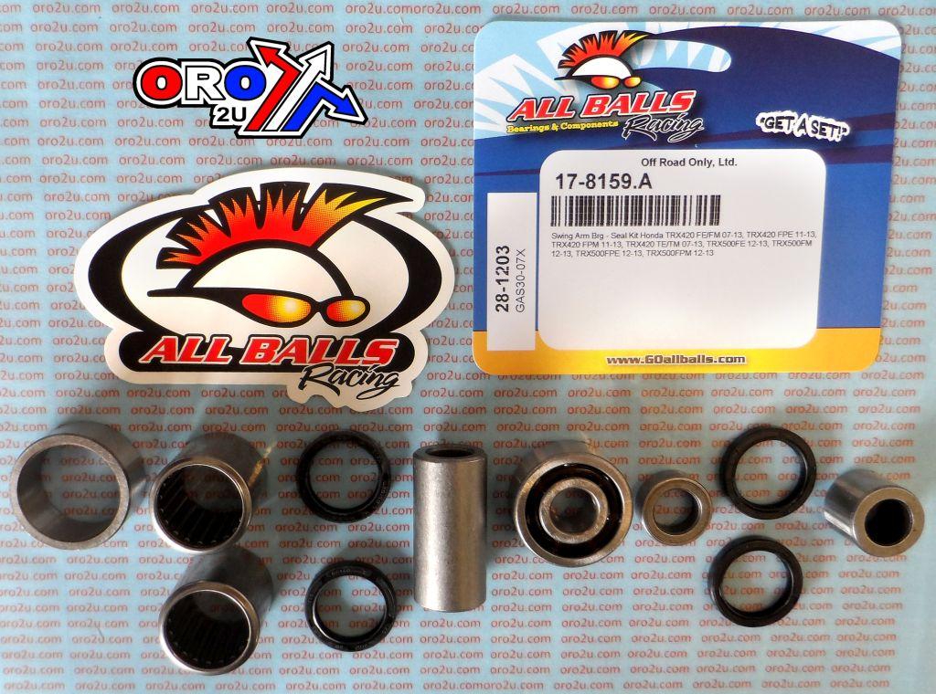 SWINGARM BEARING KIT ALLBALLS, ALLBALLS 28-1203 HONDA TRX 420/500 thumbnail 2