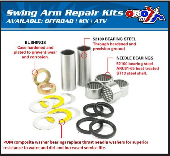 SWINGARM BEARING KIT ALLBALLS, ALLBALLS 28-1203 HONDA TRX 420/500 thumbnail 3