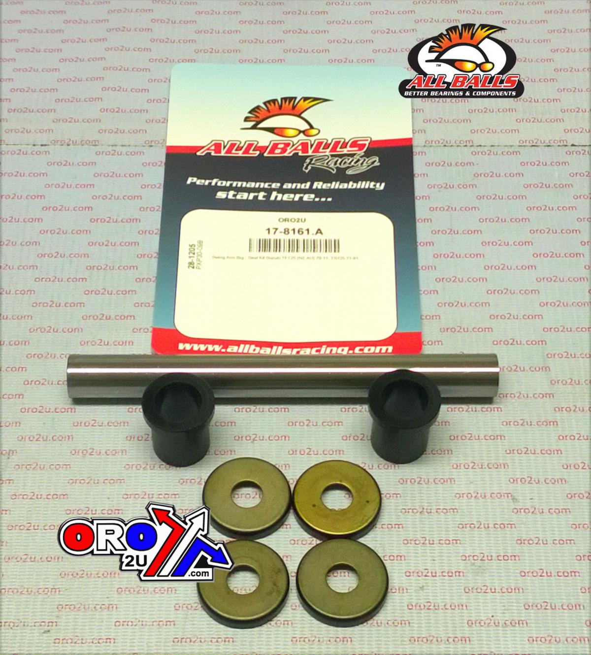 SWINGARM BEARING KIT ALLBALLS, ALLBALLS 28-1205 SUZUKI TS125 thumbnail 2