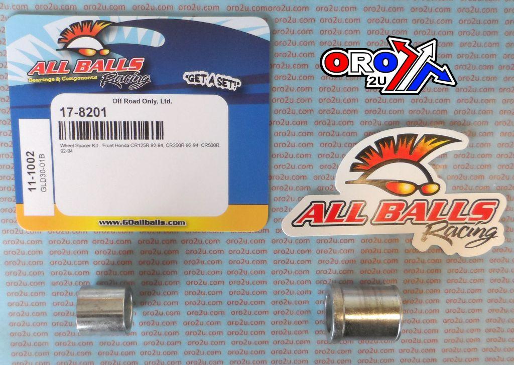WHEEL SPACER KIT CR 92-94, ALLBALLS 11-1002 HONDA FRONT, Honda CR125R 92-94, CR250R 92-94, CR500R 92-94 thumbnail 2