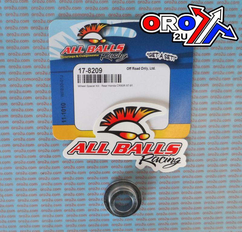 WHEEL SPACER KIT CR80R 87-91, ALLBALLS 11-1010 HONDA REAR thumbnail 2