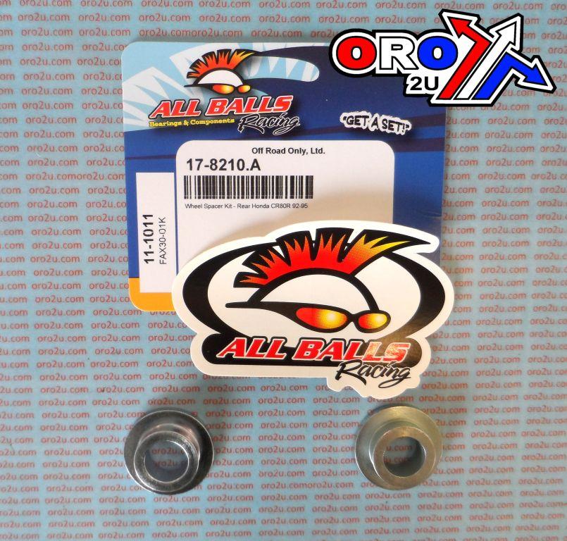 WHEEL SPACER KIT CR80R 92-95, ALLBALLS 11-1011 HONDA REAR thumbnail 2