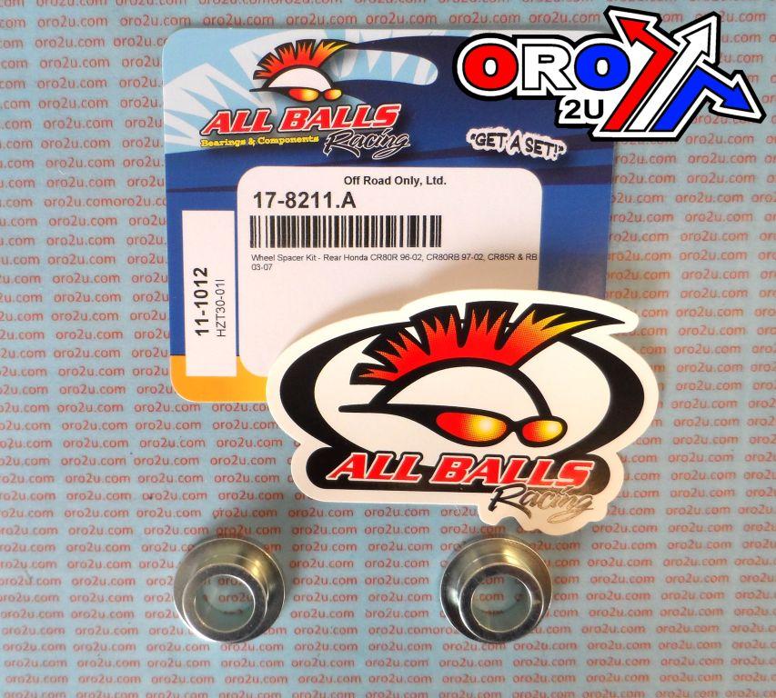 WHEEL SPACER KIT CR80 CR85, ALLBALLS 11-1012 HONDA thumbnail 2