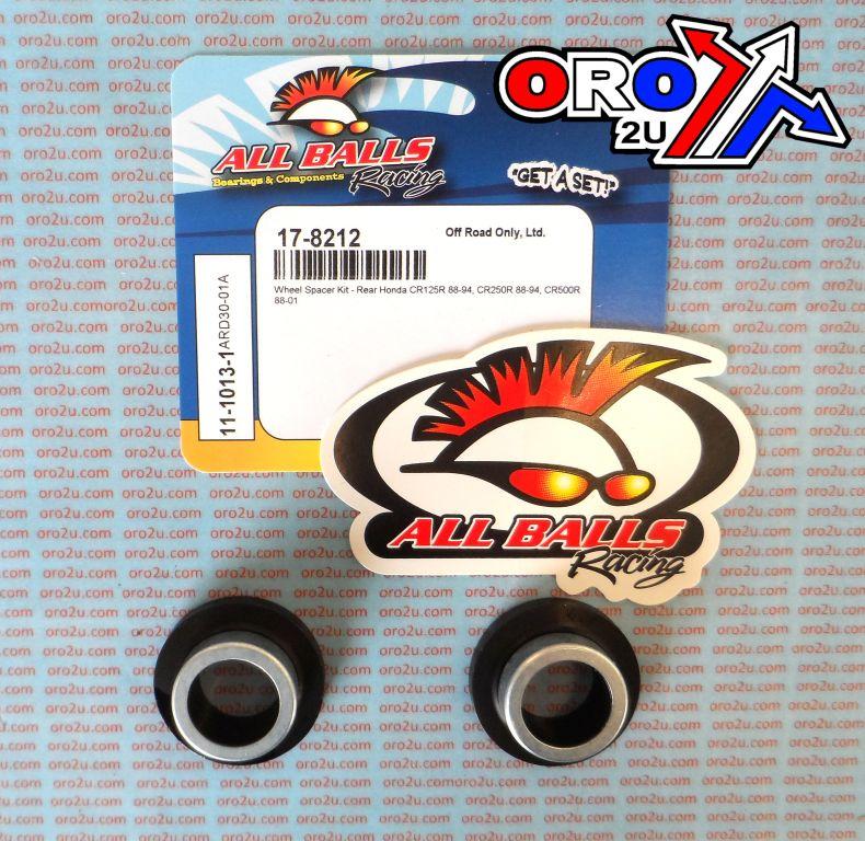 WHEEL SPACER KIT CR 88-94, ALLBALLS 11-1013-1 HONDA REAR thumbnail 2