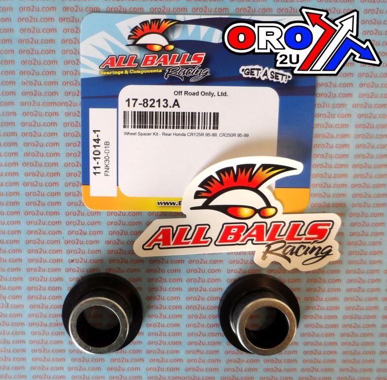 WHEEL SPACER KIT CR 95-99, ALLBALLS 11-1014-1 HONDA REAR thumbnail 2