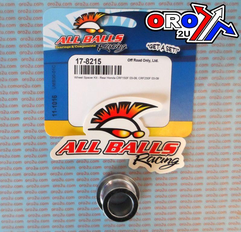WHEEL SPACER KIT CRF150F 03-13, ALLBALLS 11-1016 HONDA REAR thumbnail 2