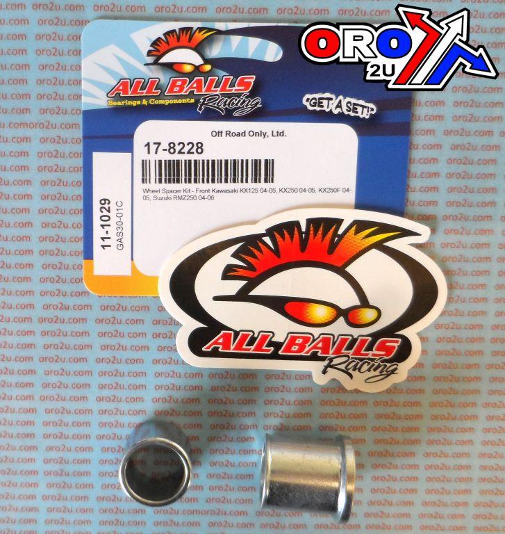 WHEEL SPACER KIT KX 04-05 FR, ALLBALLS 11-1029 KAW/SUZ thumbnail 2