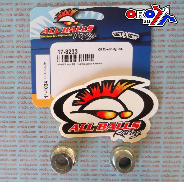 WHEEL SPACER KIT KX80 84 REAR, ALLBALLS11-1034 KAWASAKI thumbnail 2