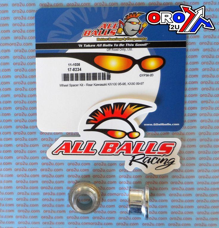 NO LONGER MADE . WHEEL SPACER KIT KX80 KX100, ALLBALLS 11-1035 KAWASAKI thumbnail 2