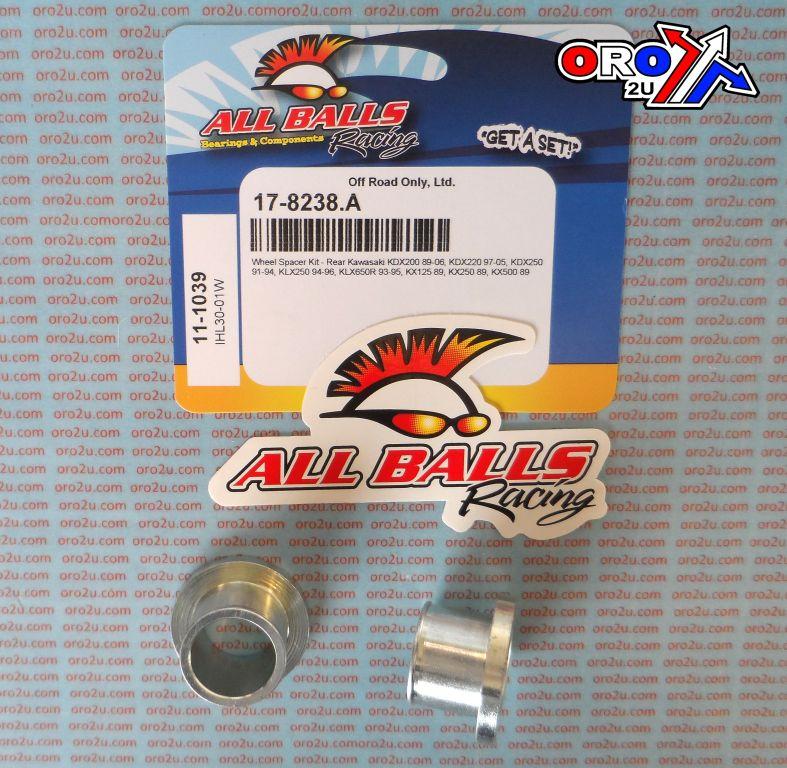 WHEEL SPACER KIT Rear KX KDX, ALLBALLS 11-1039 KAWASAKI thumbnail 2