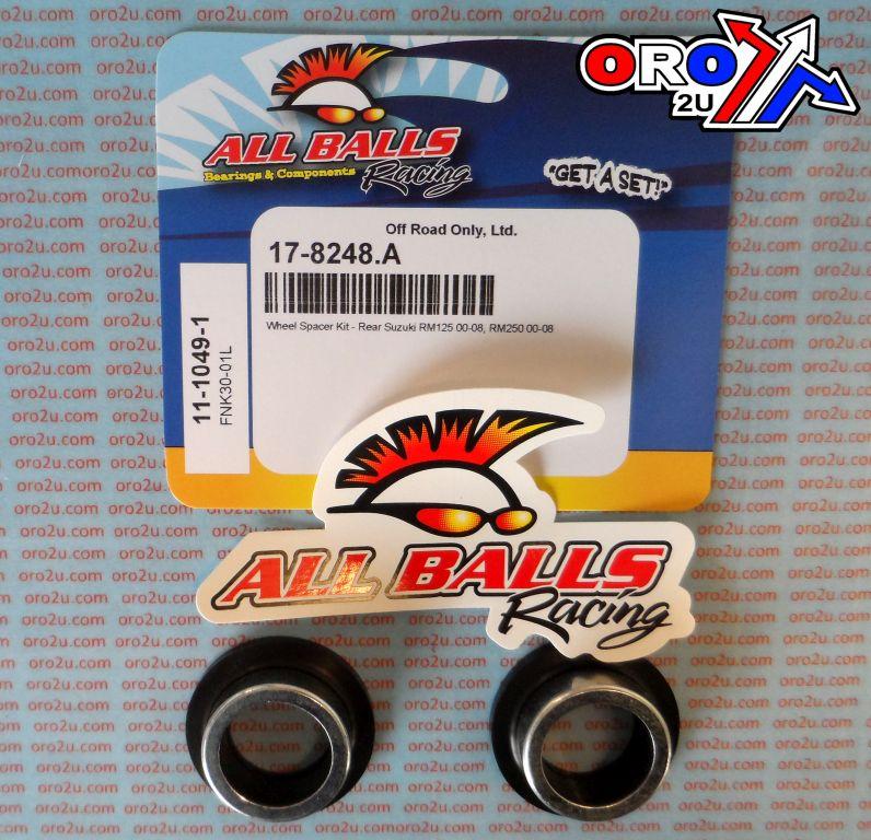 WHEEL SPACER KIT RM 00-08, ALLBALLS 11-1049-1 SUZUKI REAR thumbnail 2