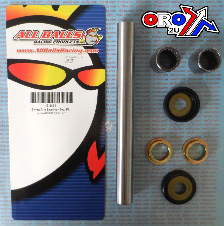 SWINGARM BEARING KIT ALLBALLS, ALLBALLS 28-1154 HONDA ATC200X 86-87 thumbnail 2