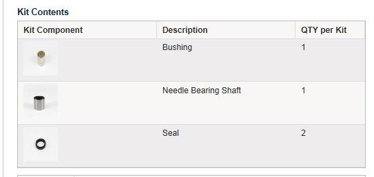 LOWER SHOCK BEARING KIT 85-13 HONDA 80 100 CRF XR 29-5017 MX-04391 52486-GN1-000 91263-GN1-003 52452-GN1-000 thumbnail 3
