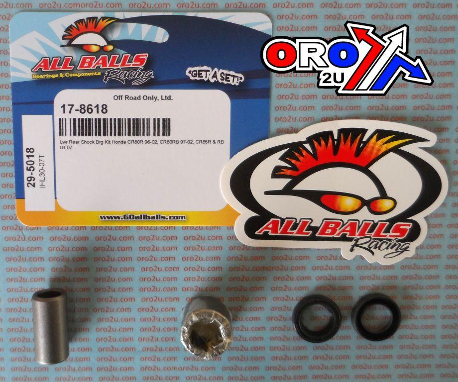 LOWER SHOCK BEARING KIT CR, ALLBALLS 29-5018 HONDA thumbnail 2