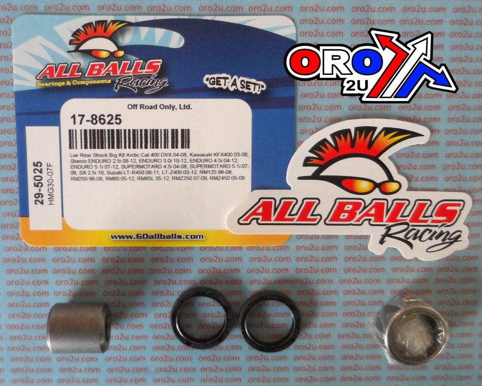 LOWER SHOCK BEARING KIT KFX, ALLBALLS 29-5025 KAW/SUZ LTZ thumbnail 2