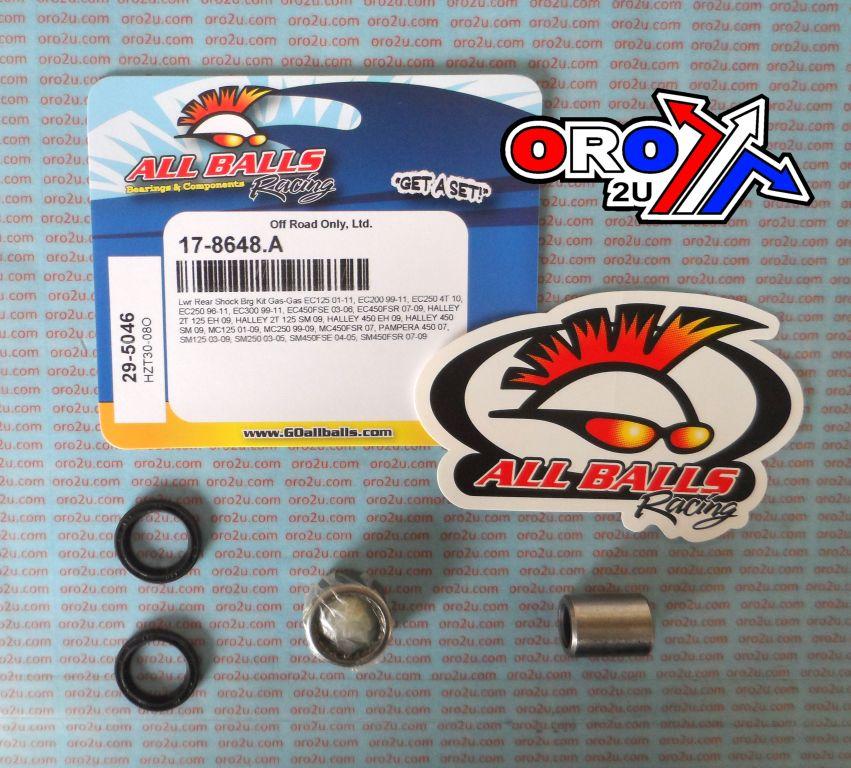 LOWER SHOCK BEARING KIT GG, ALLBALLS 29-5046 GAS-GAS thumbnail 2