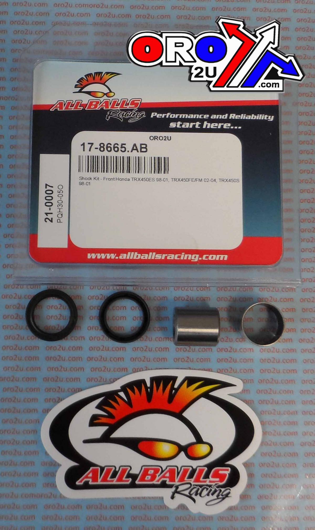 FRONT SHOCK BEARING KIT TRX, ALLBALLS 21-0007 TRX450ES thumbnail 2