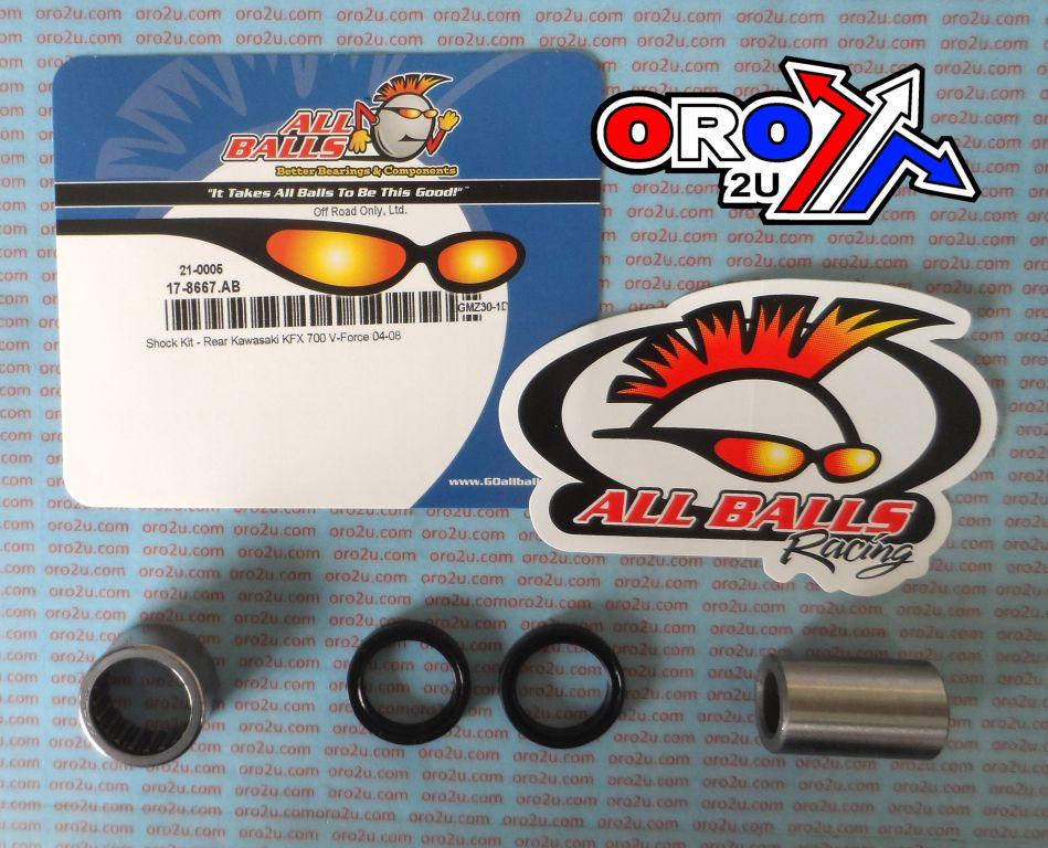 REAR SHOCK BEARING KIT, ALLBALLS 21-0005 KAWASAKI thumbnail 2