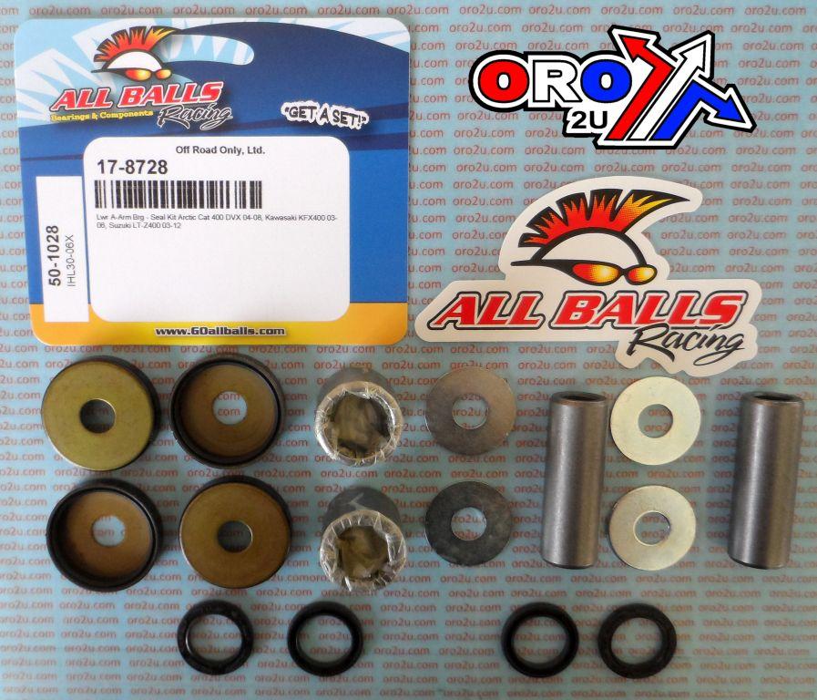A-ARM KIT Arctic Cat 400DVX LOWER, ALLBALLS 50-1028 KAW/SUZ thumbnail 2