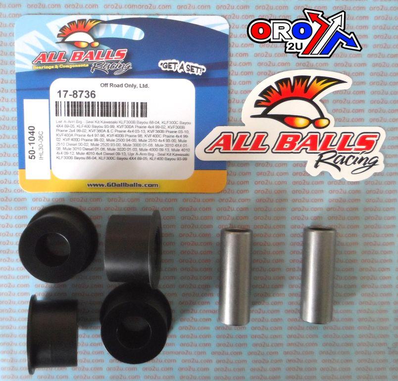 A-ARM KIT UPPER LOWER KLF, ALLBALLS 50-1040 KAW KVF thumbnail 2